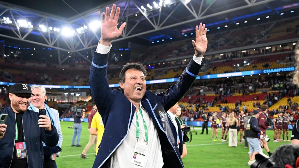 Going out as a winner: Laurie Daley has stepped down from the NSW Origin coaching job.
