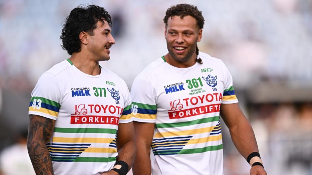 Xavier Savage and Sebastian Kris have combined at Canberra since 2021, but one could soon move on.
