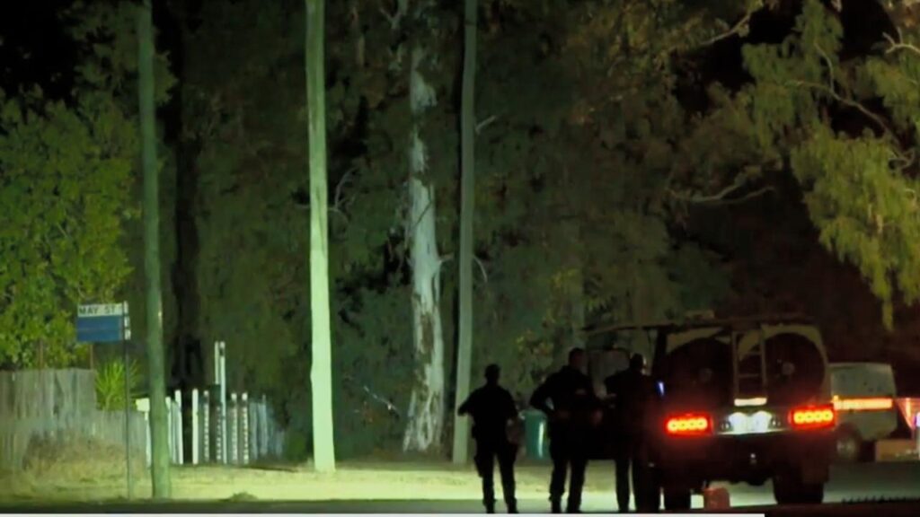 Police risked their lives to save a toddler during a deadly siege at a house in a remote town.

