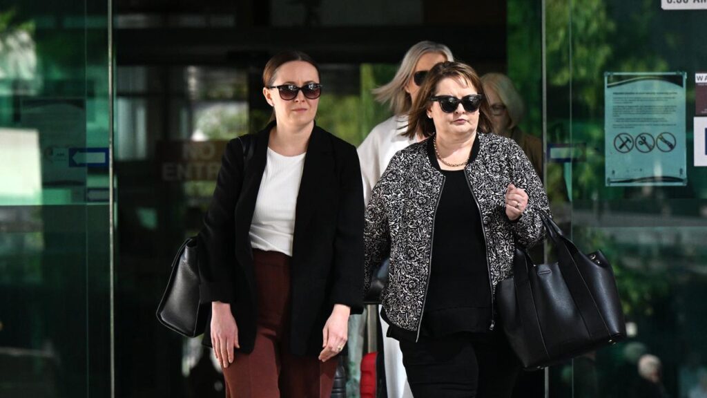 Dean Sanderson’s daughter Jessica (left) described the immense pain of losing her dad.

