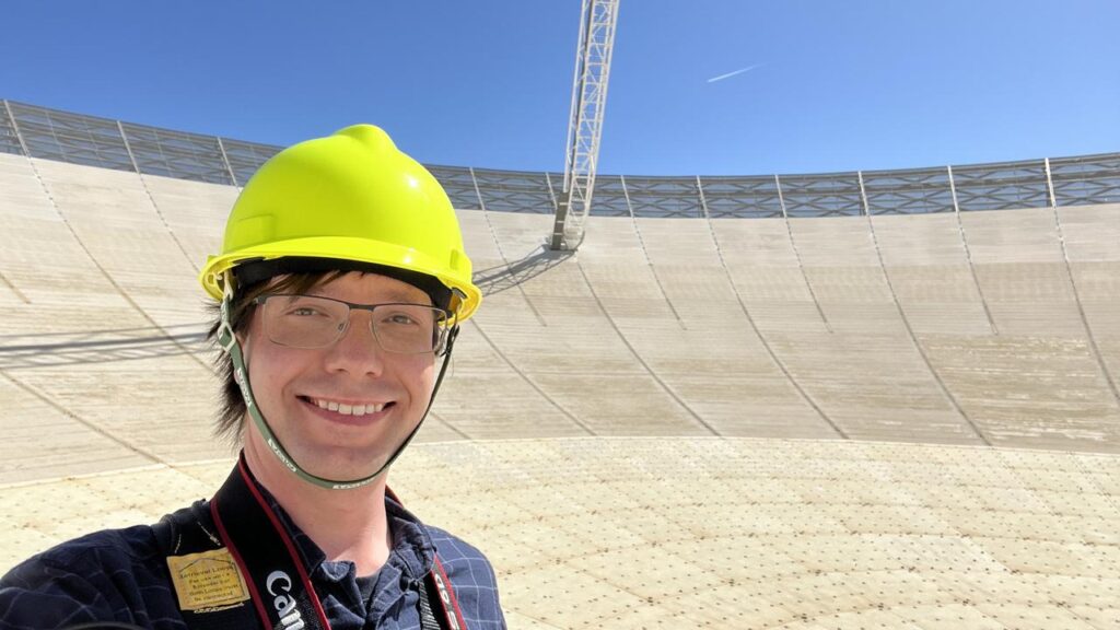 Marcus Lower helped analyse a rare neuron star, called a magnetar, as part of his research.
