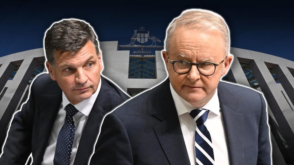 Angus Taylor and Anthony Albanese are due to meet to hash out changes to Labor’s gambling reforms.
