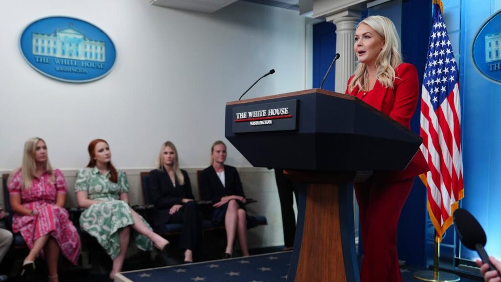 White House Press Secretary Karoline Leavitt has expressed the US’s frustration with Iran.
