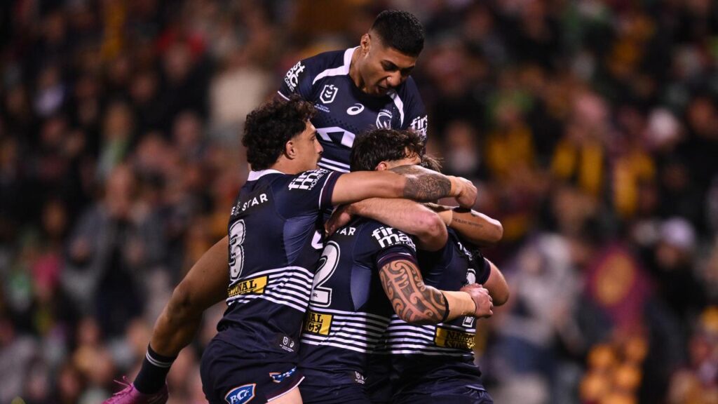A strong second half helped the Broncos to a thrilling win over the Raiders in Canberra.
