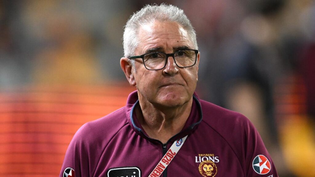 Brisbane Lions coach Chris Fagan has a year left on his contract after this season.
