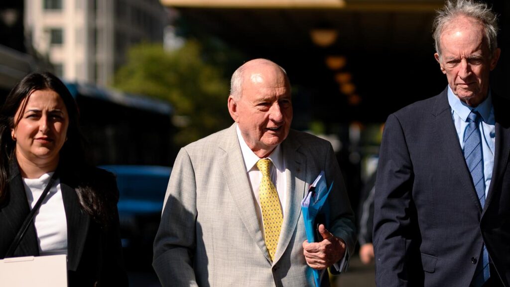 Alan Jones has been confronted in court with one of his accusers.
