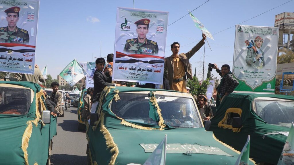 The Houthis’ swift advance in the past week has put government forces on the back foot.
