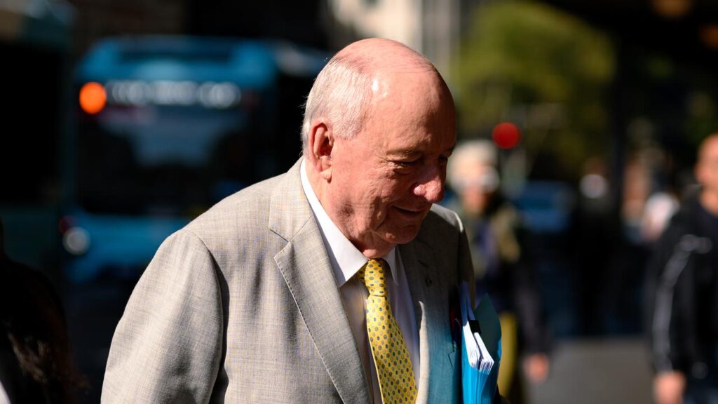 Former broadcaster Alan Jones denies charges of indecent assault and sexual touching.
