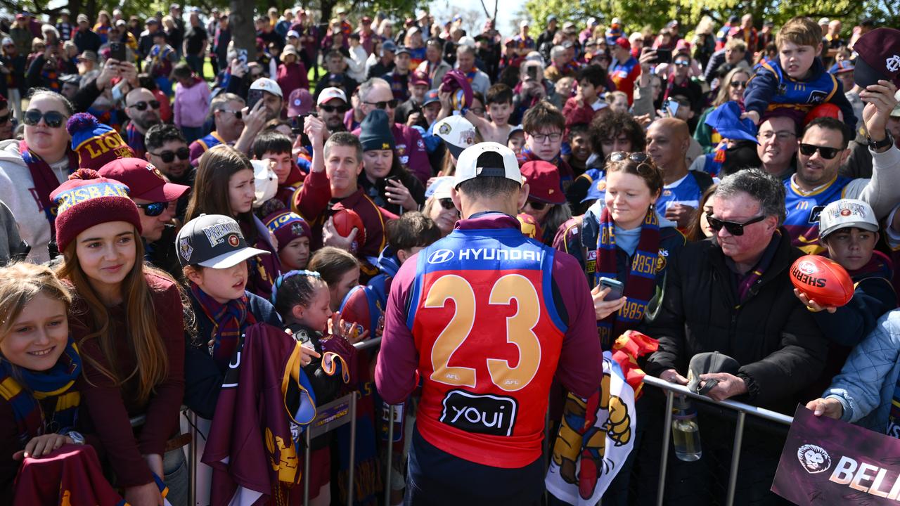 premiership fan event at Brunswick Oval