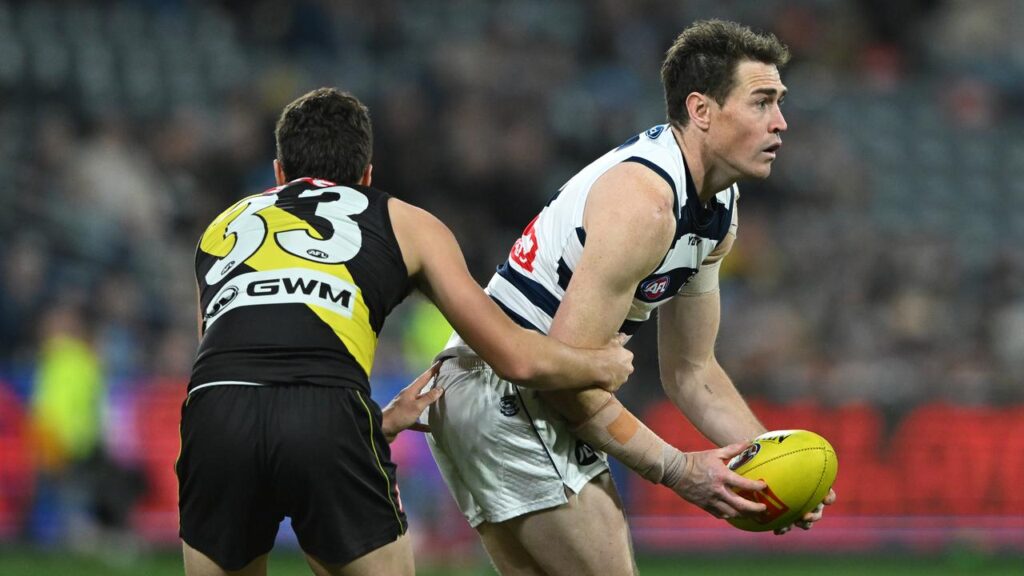 Geelong star Jeremy Cameron is two games back from shoulder surgery, but ready for another final.
