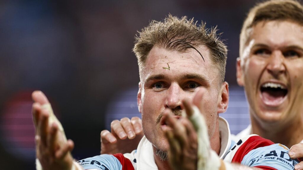 Angus Crichton says his only focus right now is on a perfect NRL farewell from the Roosters.
