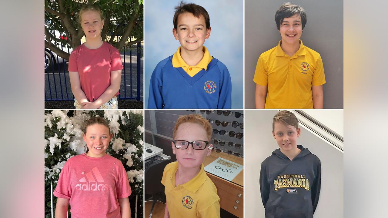 Images of six children