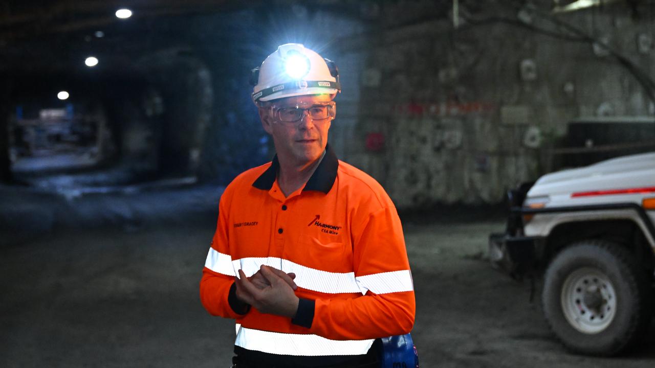 CSA mine general manger Robert Gracey