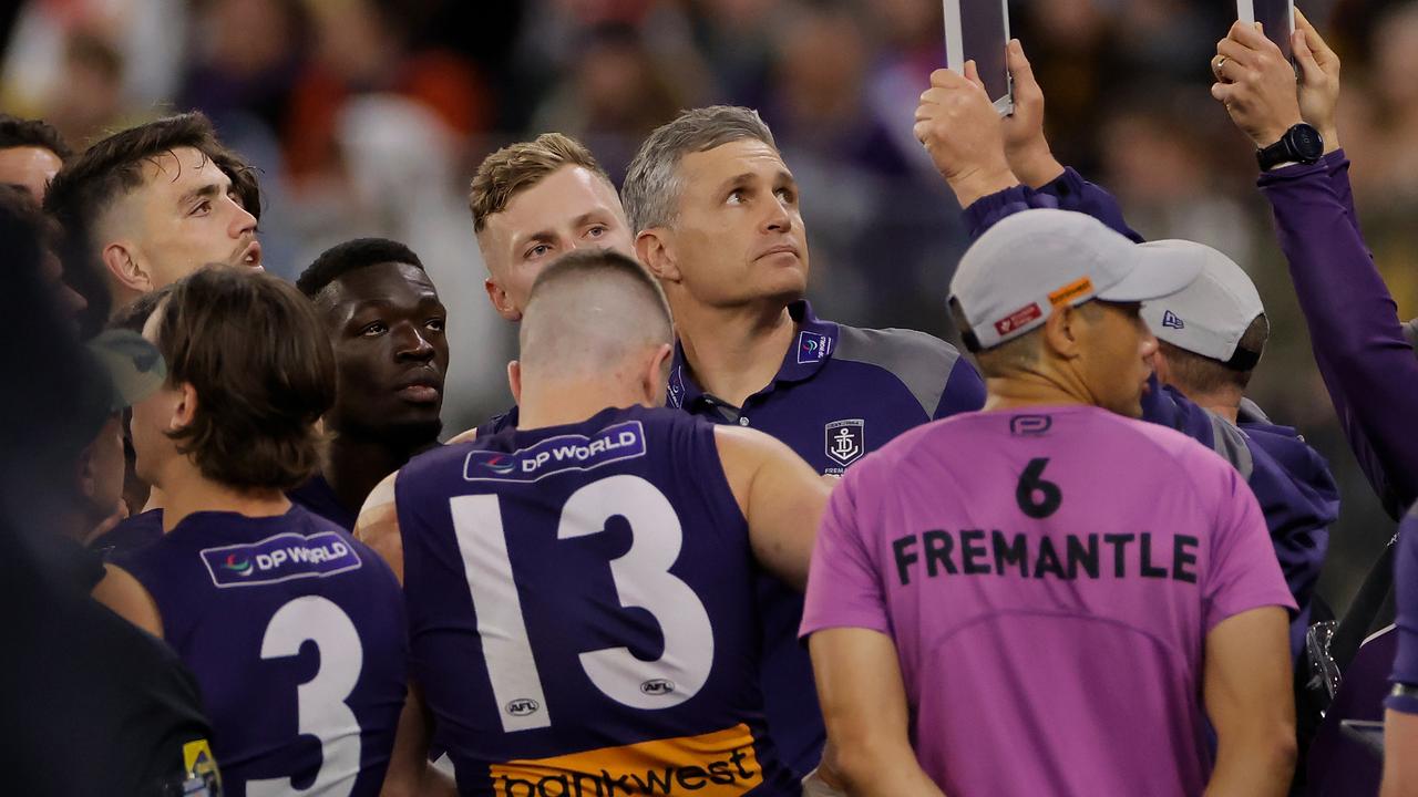 Dockers coach Justin Longmuir.