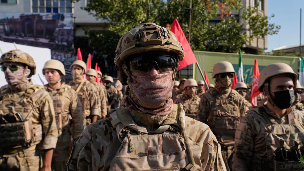 The Revolutionary Guard Corps says it attacked an oil tanker trying to pass the Strait of Hormuz.
