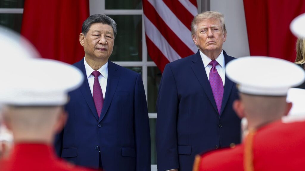 Xi Jinping has returned home to China after his visit to the US and summit with Donald Trump.

