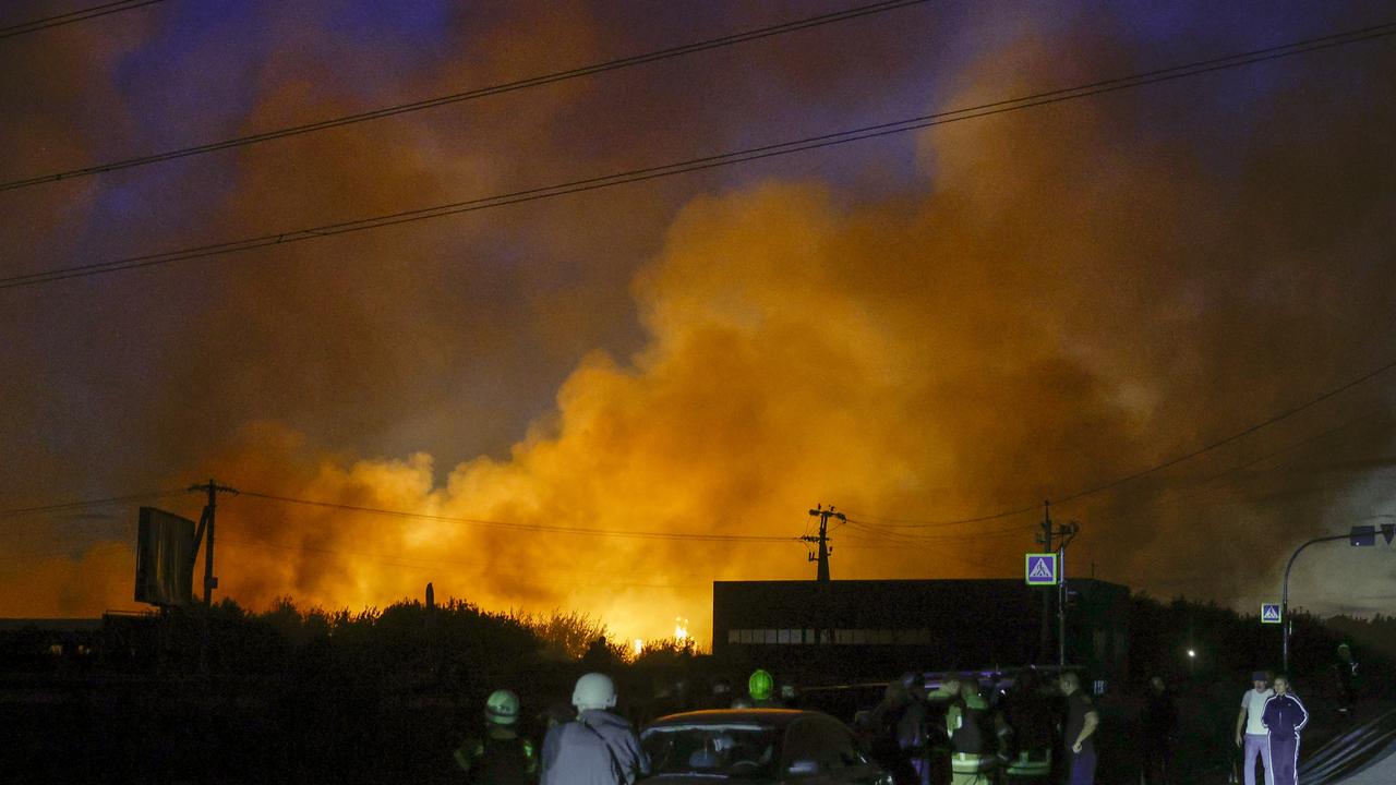 Russian strike in Kyiv
