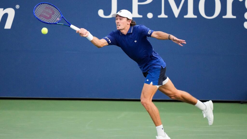 Second-round flop Alex de Minaur has been left scrambling for the US Open exit gates.
