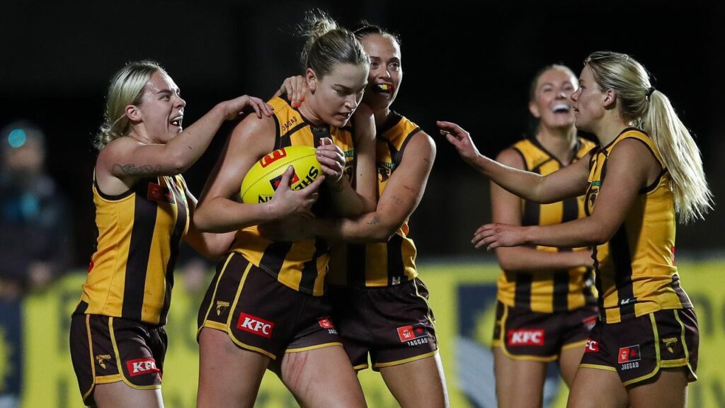 A late goal from Lucy Wales helped the Hawks hold on for a famous victory.

