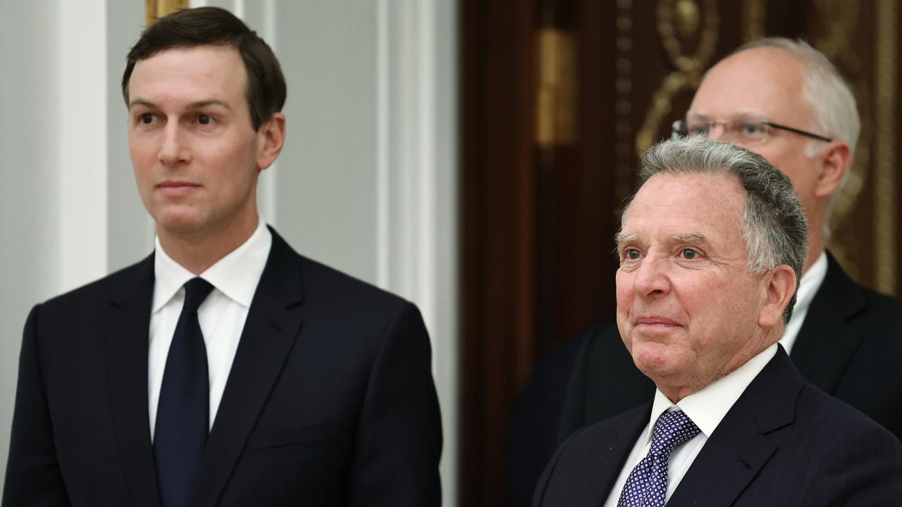 Jared Kushner and US special envoy Steve Witkoff