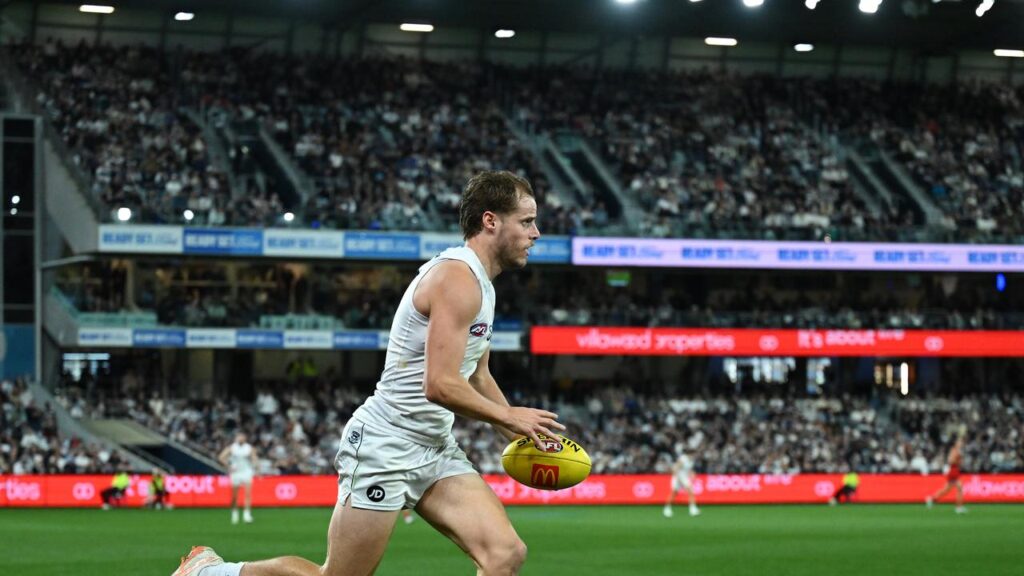 Calling time: Geelong’s Jake Kolodjashnij’s career is over after 209 games including a premiership.
