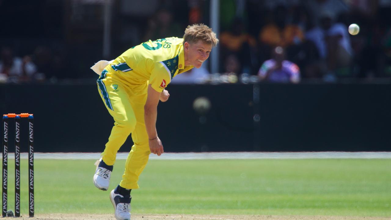 Australia's bowler Nathan Ellis