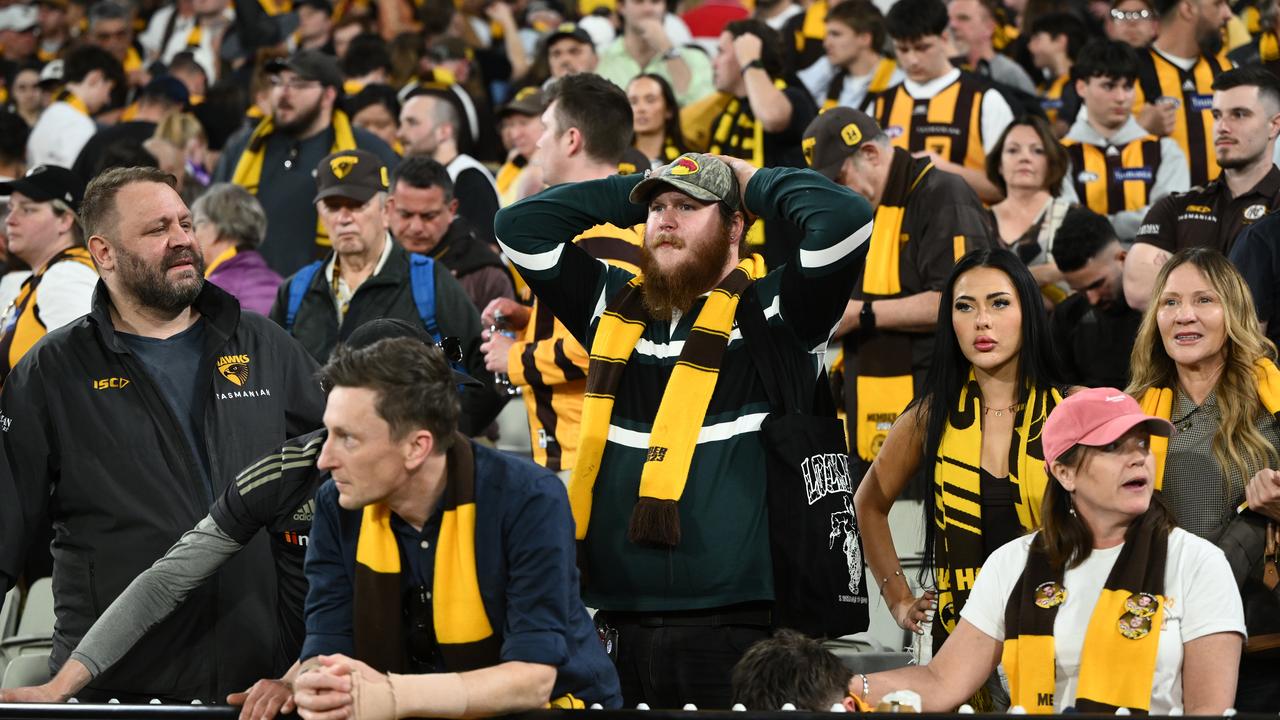 Hawthorn supporters showed their passion.