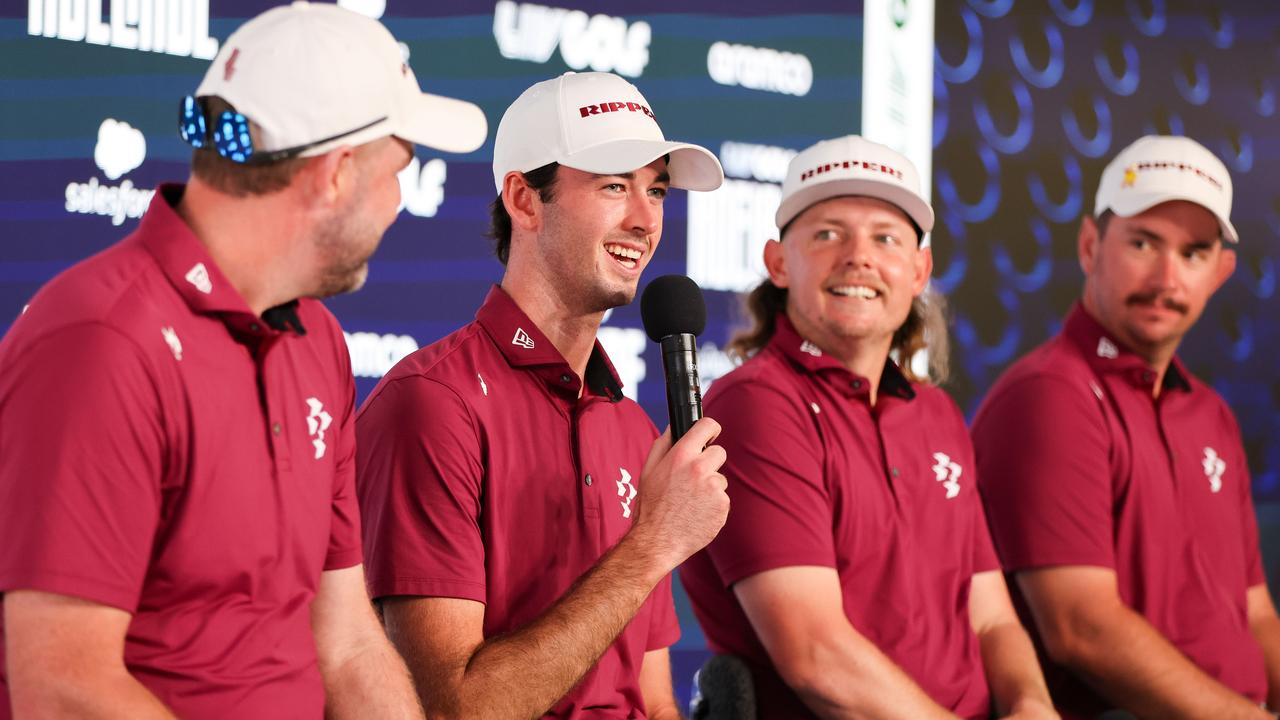 Marc Leishman, Elvis Smylie, Cam Smith and Lucas Herbert