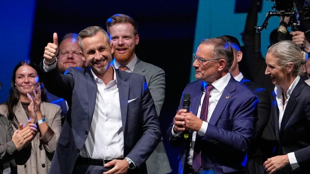 “We have made history in this state,” AfD candidate Ulrich Siegmund said.
