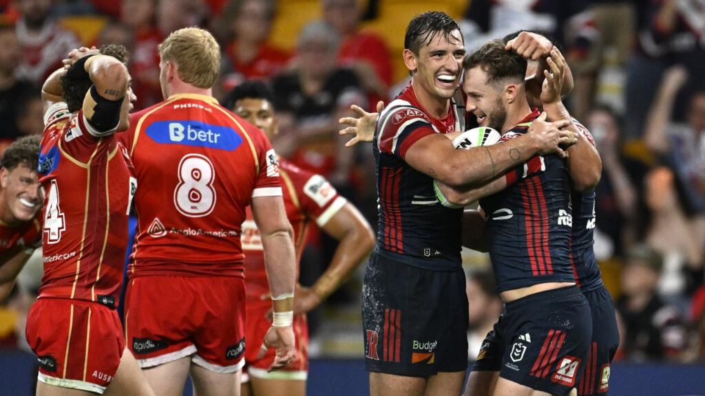 The returning Sam Walker was among the try-scorers as the Roosters booked a grand final berth.
