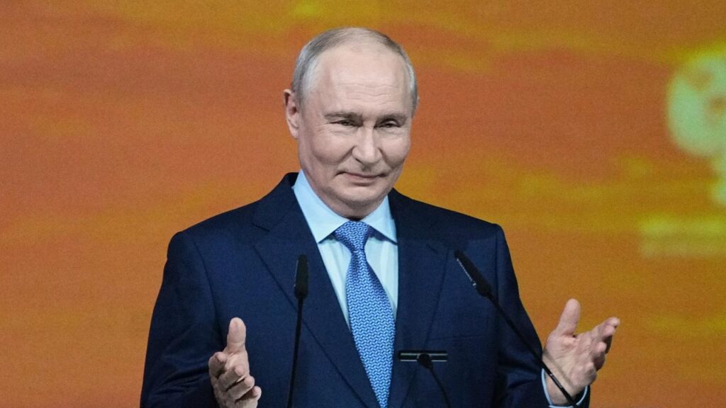 President Vladimir Putin says the Kremlin will make its decisions based on the interests of Russia.
