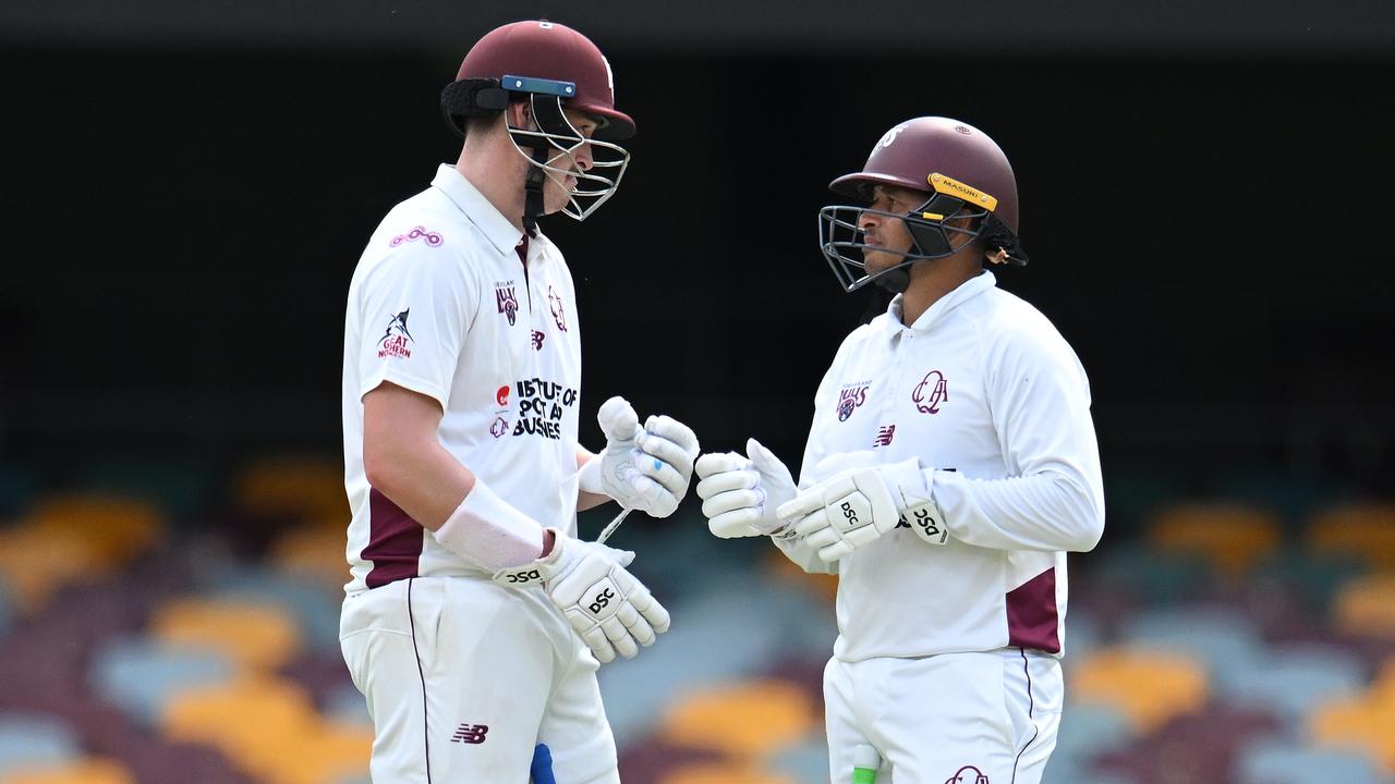 (L-R) Matt Renshaw and Usman Khawaja.
