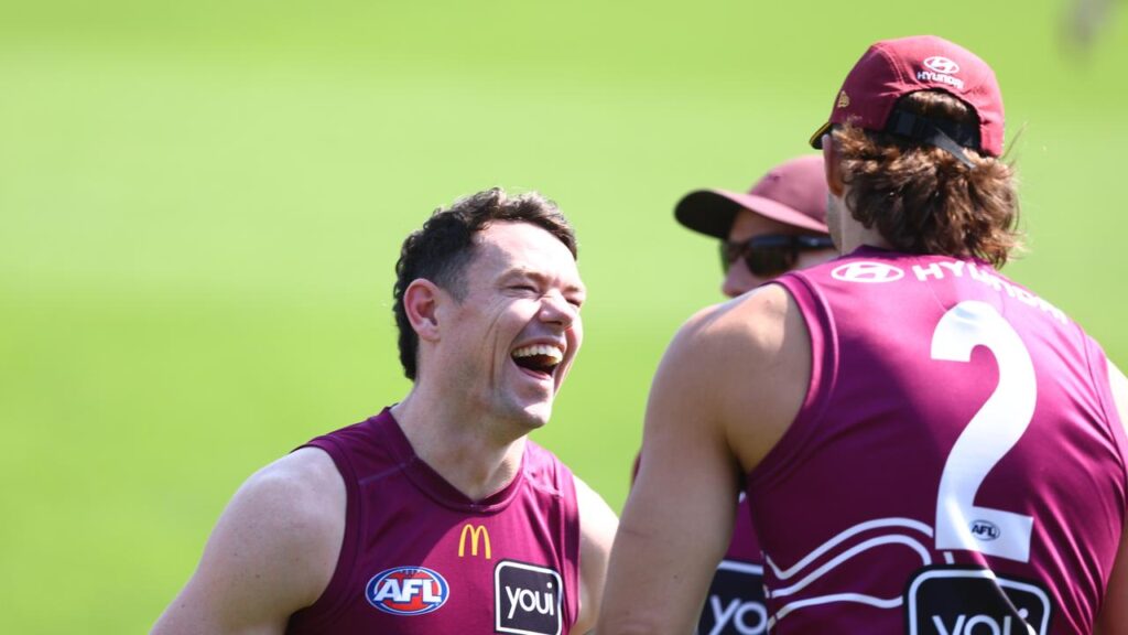 Brisbane Lions’ superstar Lachie Neale has reason to be cheerful after his grand-final reprieve.
