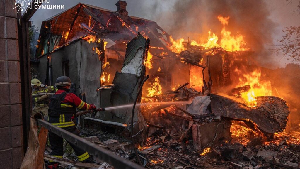 Russia’s overnight attacks continue as Ukraine struggles to maintain enough air defences.
