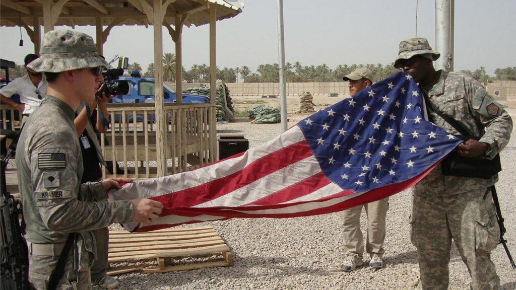 The international coalition’s military mission in Iraq, led by the United States, has ended.
