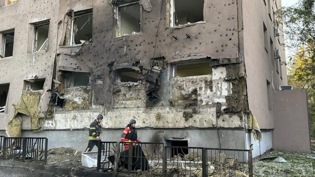 Russian aerial attacks on Ukraine overnight killed four people and wounded 11, officials say.
