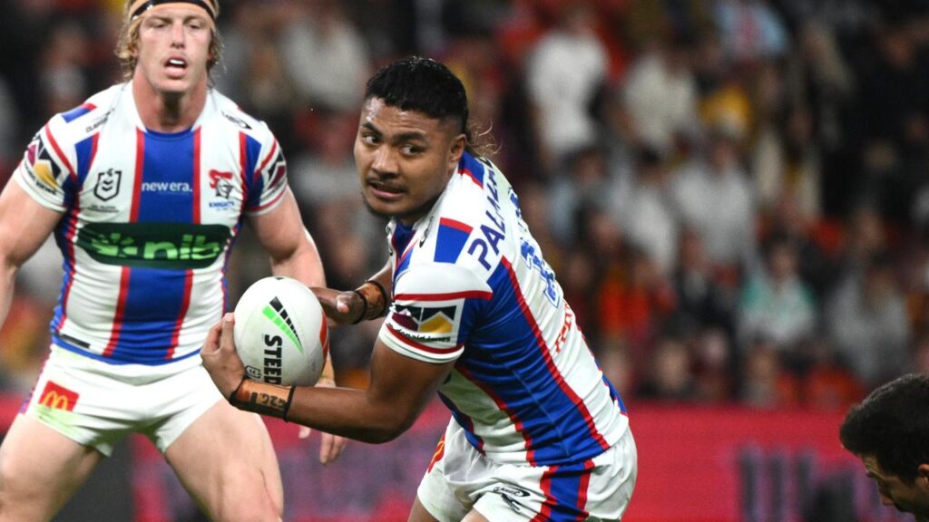 A trimmed-up Francis Manuleleua has become a key cog in Newcastle’s push to the finals.
