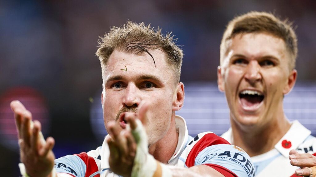 HE’S BACK: Angus Crichton is back from injury to spearhead the Sydney Roosters against Cronulla.

