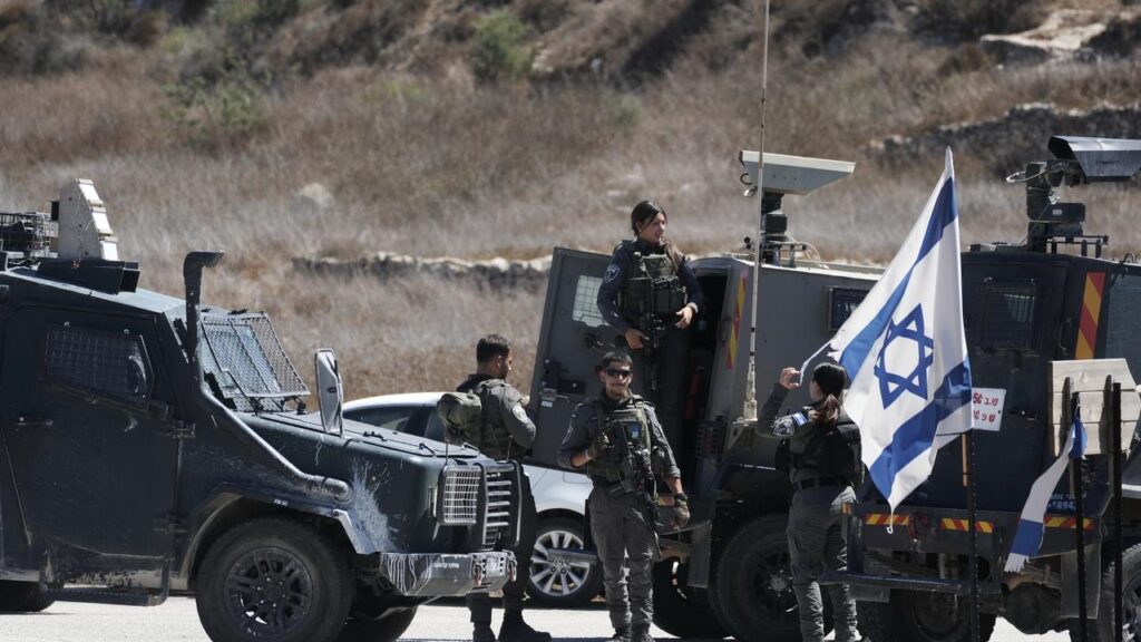 Israeli authorities say a gunman killed a man in the West Bank settlement area of Neveh Tzuf.
