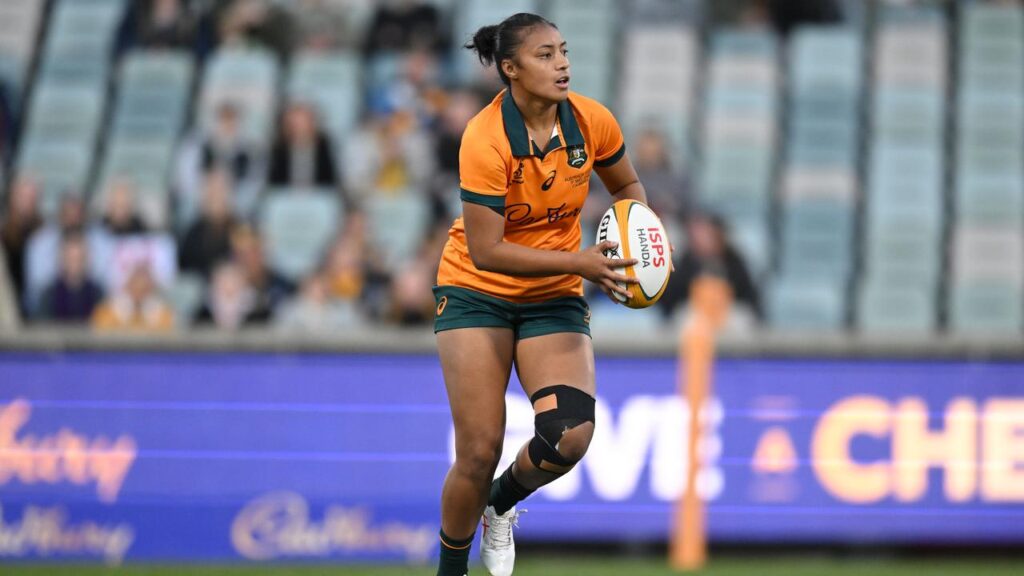 Faitala Moleka was player-of-the-match in the Wallaroos’ win over Scotland in Edinburgh.
