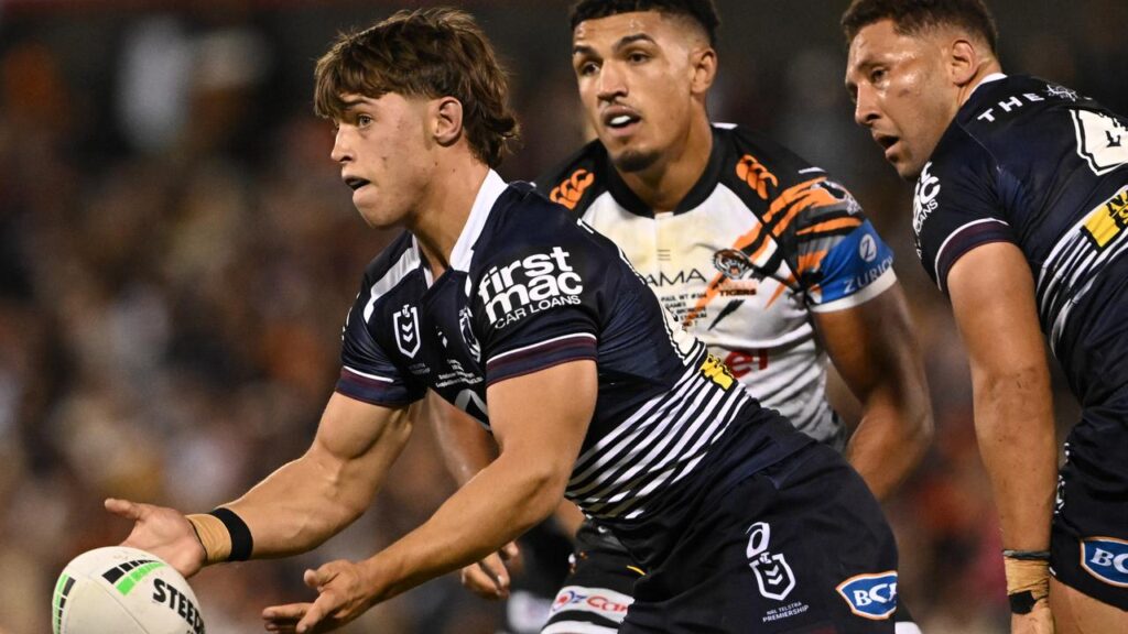 Brisbane hooker Cameron Bukowski unknowingly debuted in the NRL with a broken wrist.
