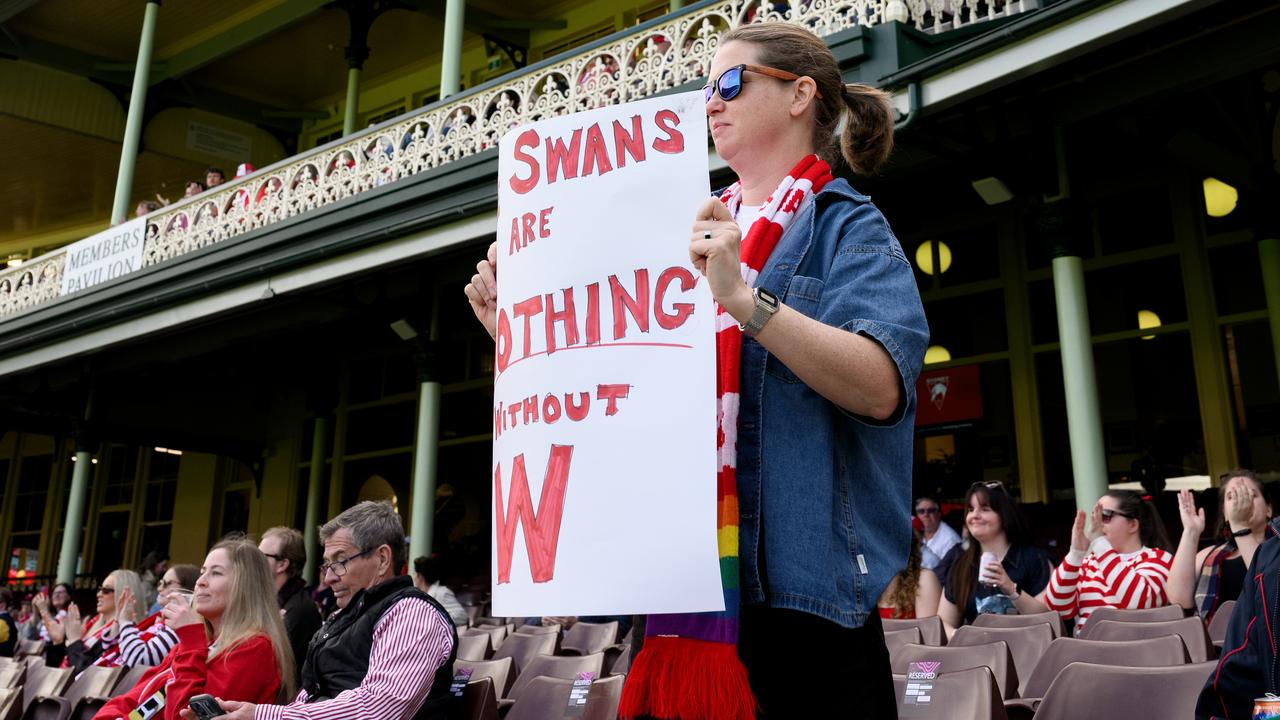 Sydney Swans supporters.