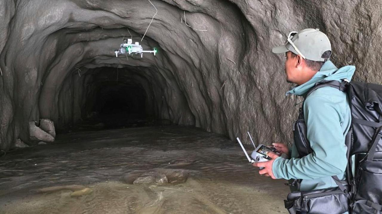 Drones used to search tunnels