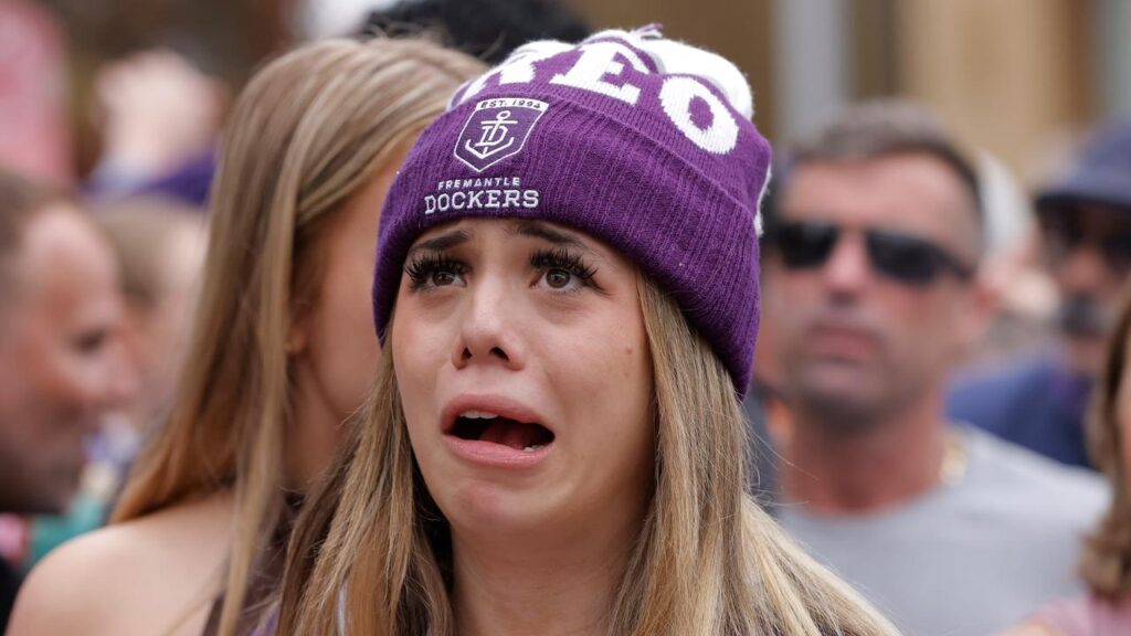 Wharfie Time ended up signalling doom for Fremantle fans in the AFL grand final.
