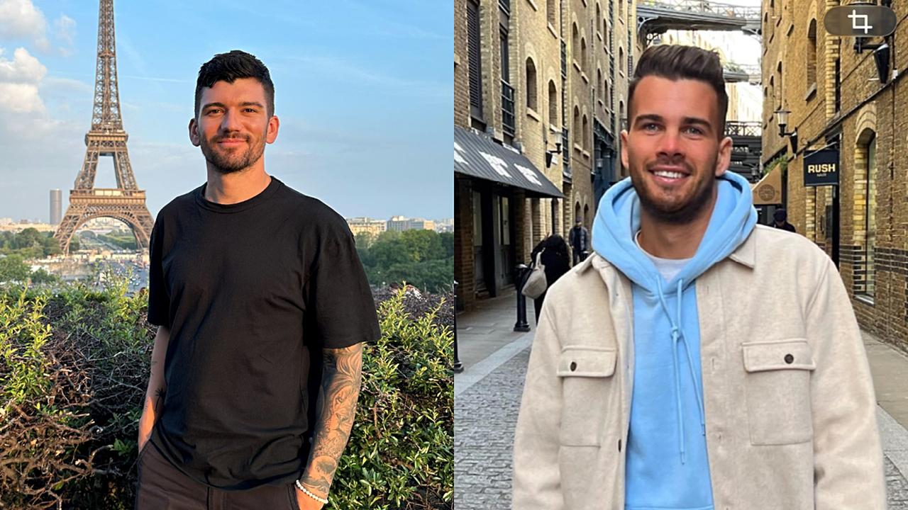 Luke Davies and Jesse Baird