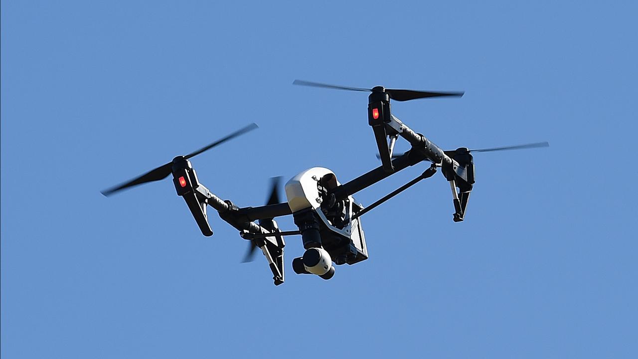 an aerial drone in Brisbane,