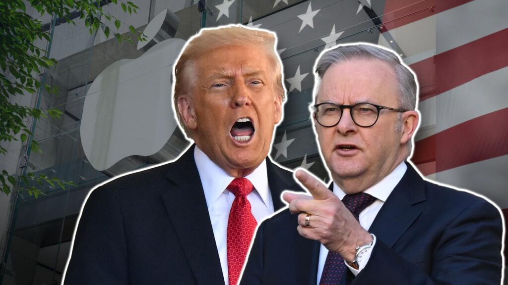 Apples and oranges: Anthony Albanese has a mixed week planned for his visit to the United States.
