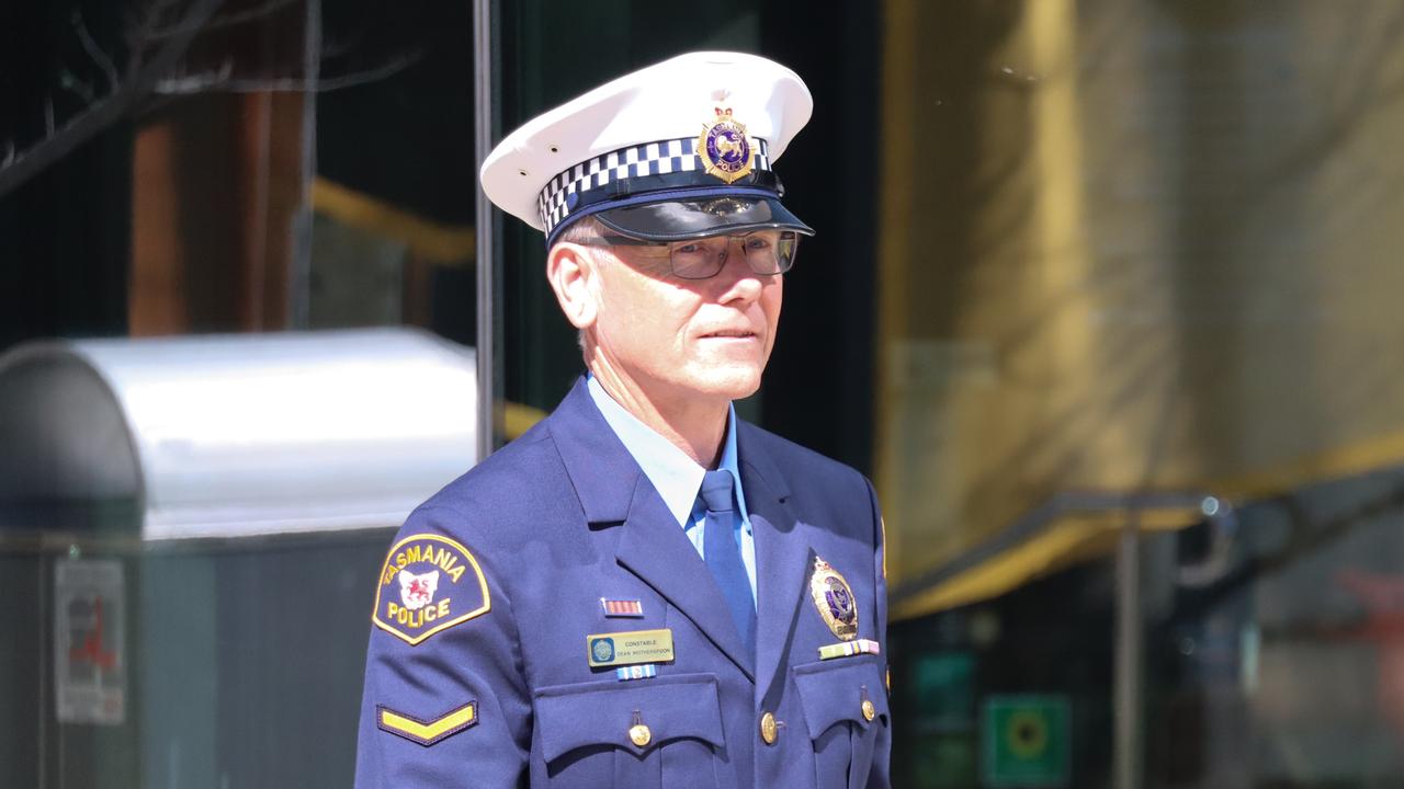 Constable leaves court