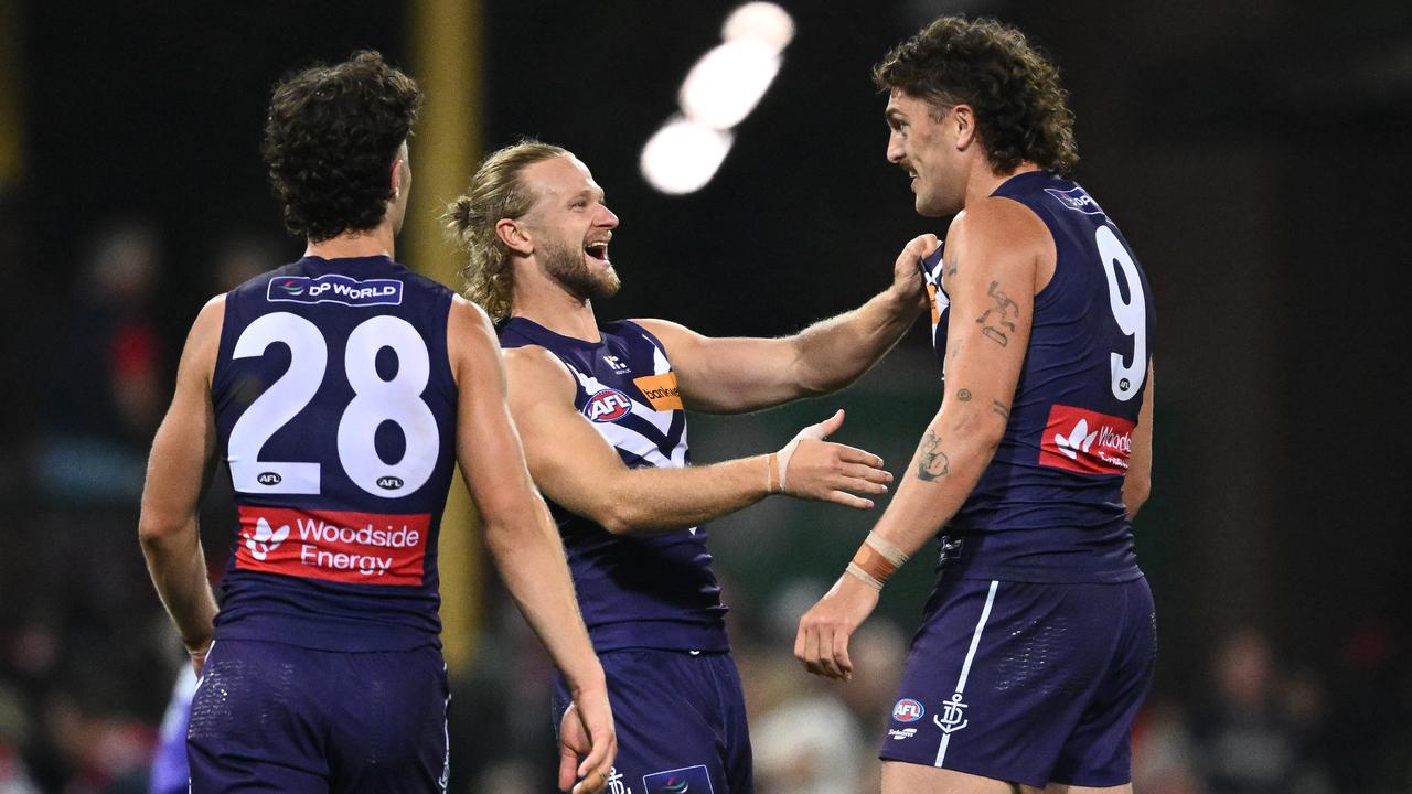 Hayden Young (centre) and Luke Jackson