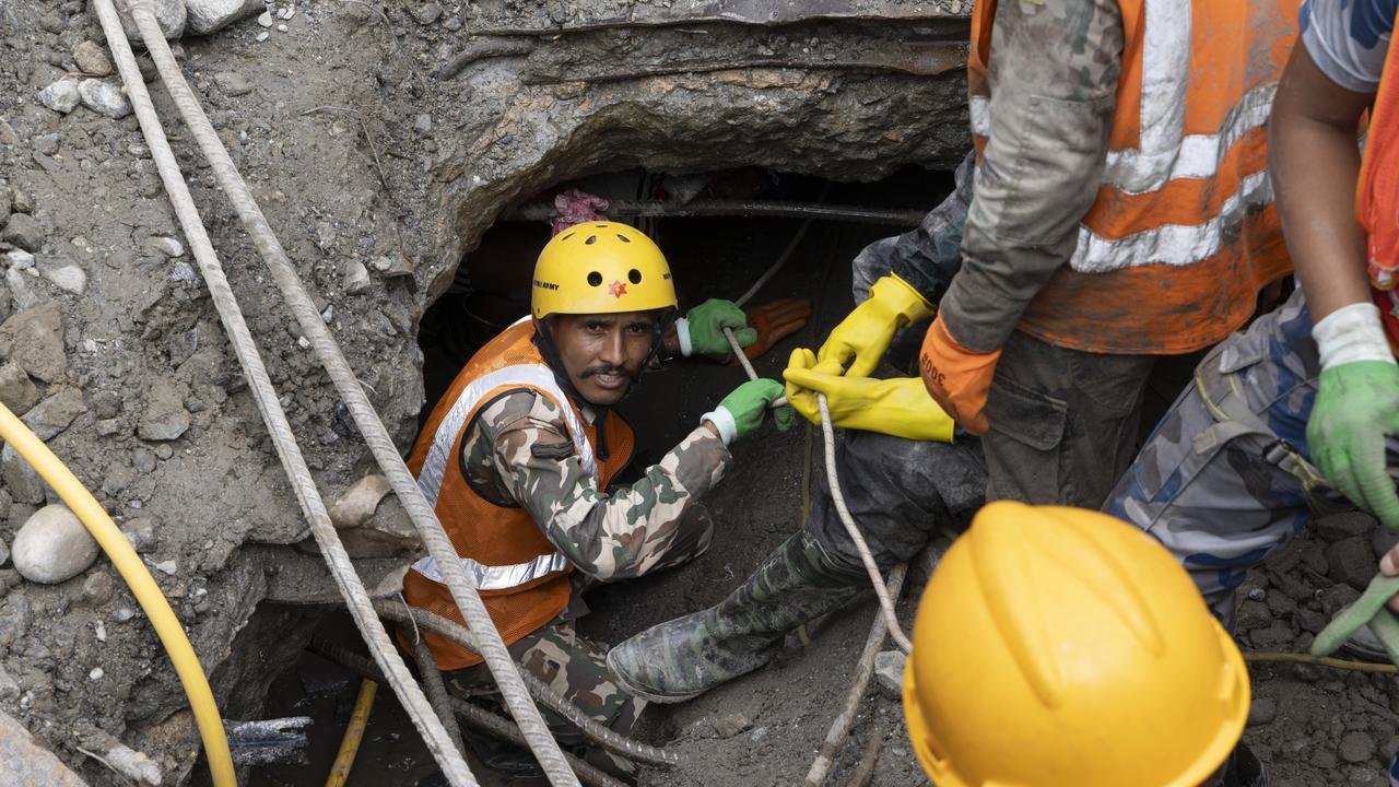 Rescued from hydropower tunnel in Nepal